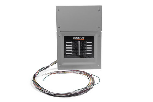 Generac RXG10EZA1W 50A 1ph-120/240V Nema 1 Pre-wired Automatic Transfer Switch with 10-circuit Load Center