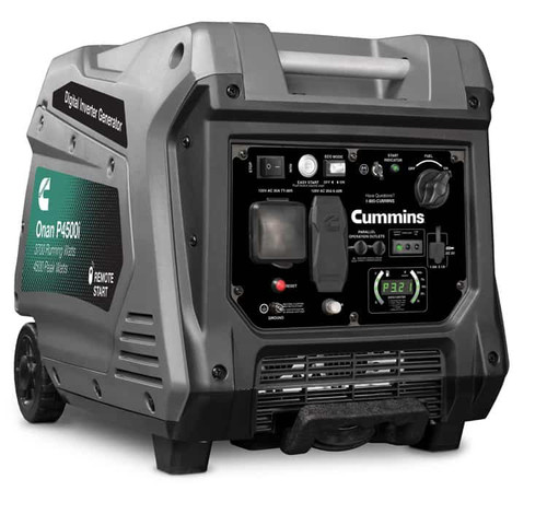 Cummins Onan P4500i 3700W Portable Inverter Generator