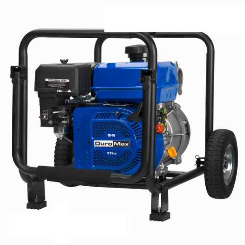 DuroMax XP652WX 2in Dual Fuel Semi-trash Water Pump