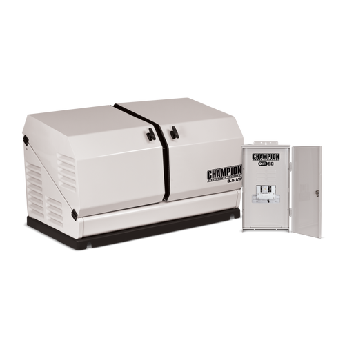 Champion 100177 8.5kW Generator with 50A 10-circuit Transfer Switch