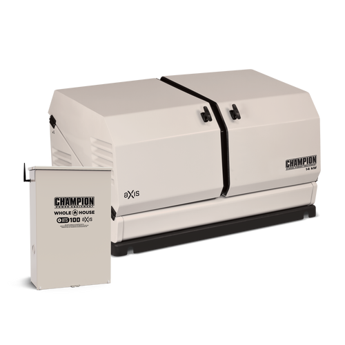 Champion 100835 14kW aXis Generator with 100A SE Transfer Switch