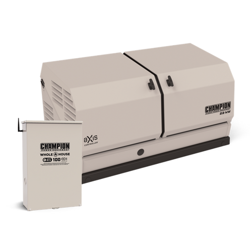 Champion 201220 22kW aXis Generator with 100A SE Transfer Switch